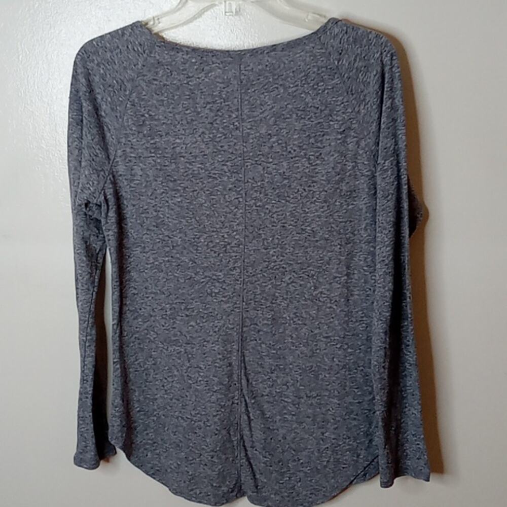 Athleta Women's Shanti long sleeve heather gray top small #243064 Activewear - Picture 4 of 7